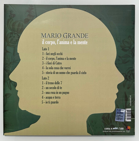 Mario Grande - Il corpo, l'anima e la mente - VINILE edizione limitata e numerata